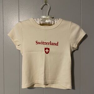 Brandy Melville Switzerland tee